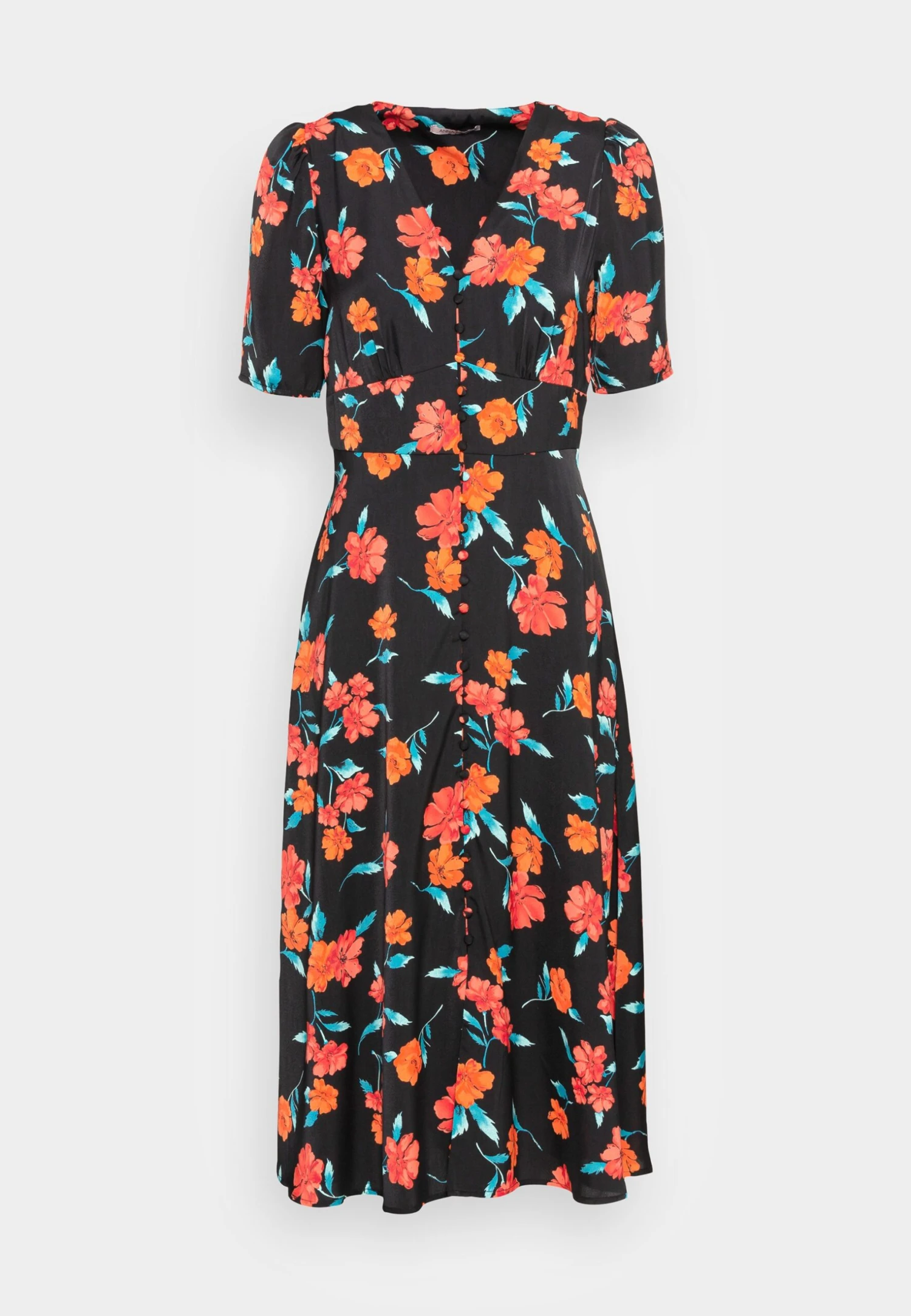 Anna Field Robe De Jour - Black /Red/Multi Coloured 4 Anna Field Robe De Jour - Black /Red/Multi Coloured – Image 4