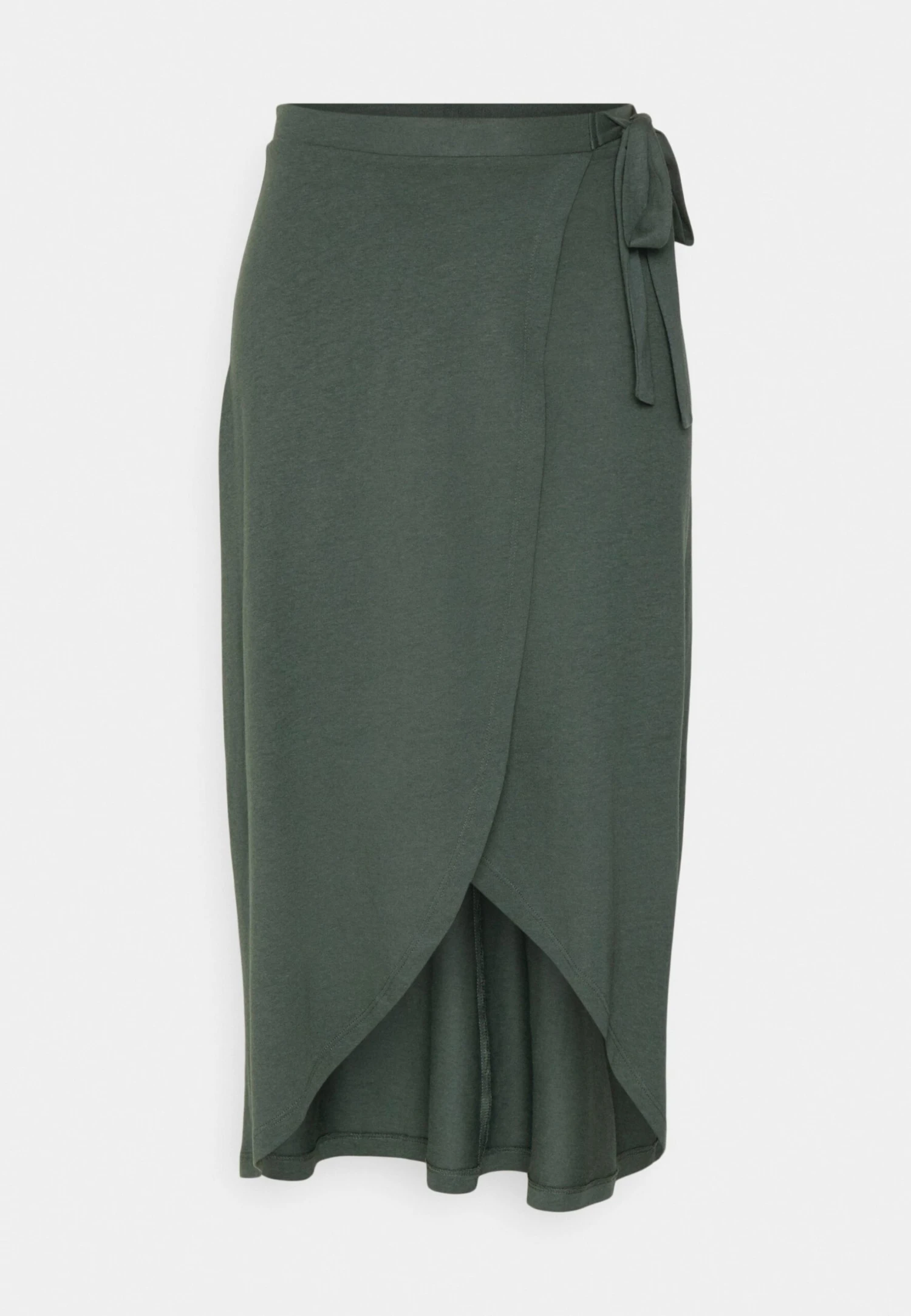 Anna Field Basic Wrap Over Midi Skirt - Jupe Trapèze - Light Green 6 Anna Field Basic Wrap Over Midi Skirt - Jupe Trapèze - Light Green – Image 6