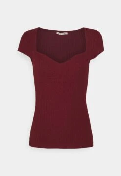 Anna Field T-Shirt Imprimé - Dark Red