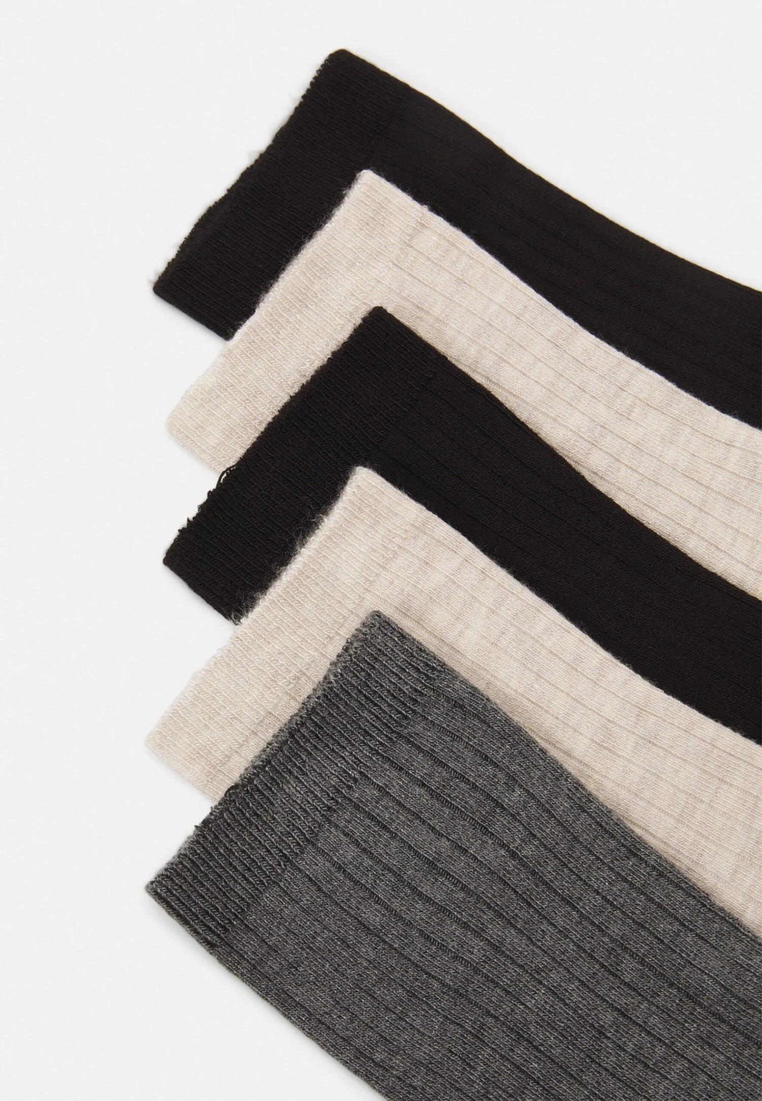 Anna Field 5 Pack - Chaussettes - Beige/Black/Grey 2 Anna Field 5 Pack - Chaussettes - Beige/Black/Grey – Image 2