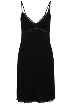 Anna Field Heidi Short Sleeves Viscose Nightdress - Chemise De Nuit / Nuisette - Black -Anna Field Soldes Boutique 09bf0e44fa95471b8c6347b5c956e75d