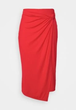 Anna Field Front Knot Midi Skirt - Jupe Crayon - Red -Anna Field Soldes Boutique 0ab85f809b7e4081986dbd9b6f8d2ea7