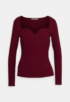T-Shirt À Manches Longues - Dark Red -Anna Field Soldes Boutique 0c7f1ac53c114676833330cf1f7e364f