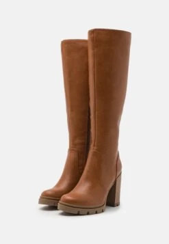 Anna Field Bottes À Talons Hauts - Cognac -Anna Field Soldes Boutique 0d736aa8acf44bc89badfe007b3c2a48