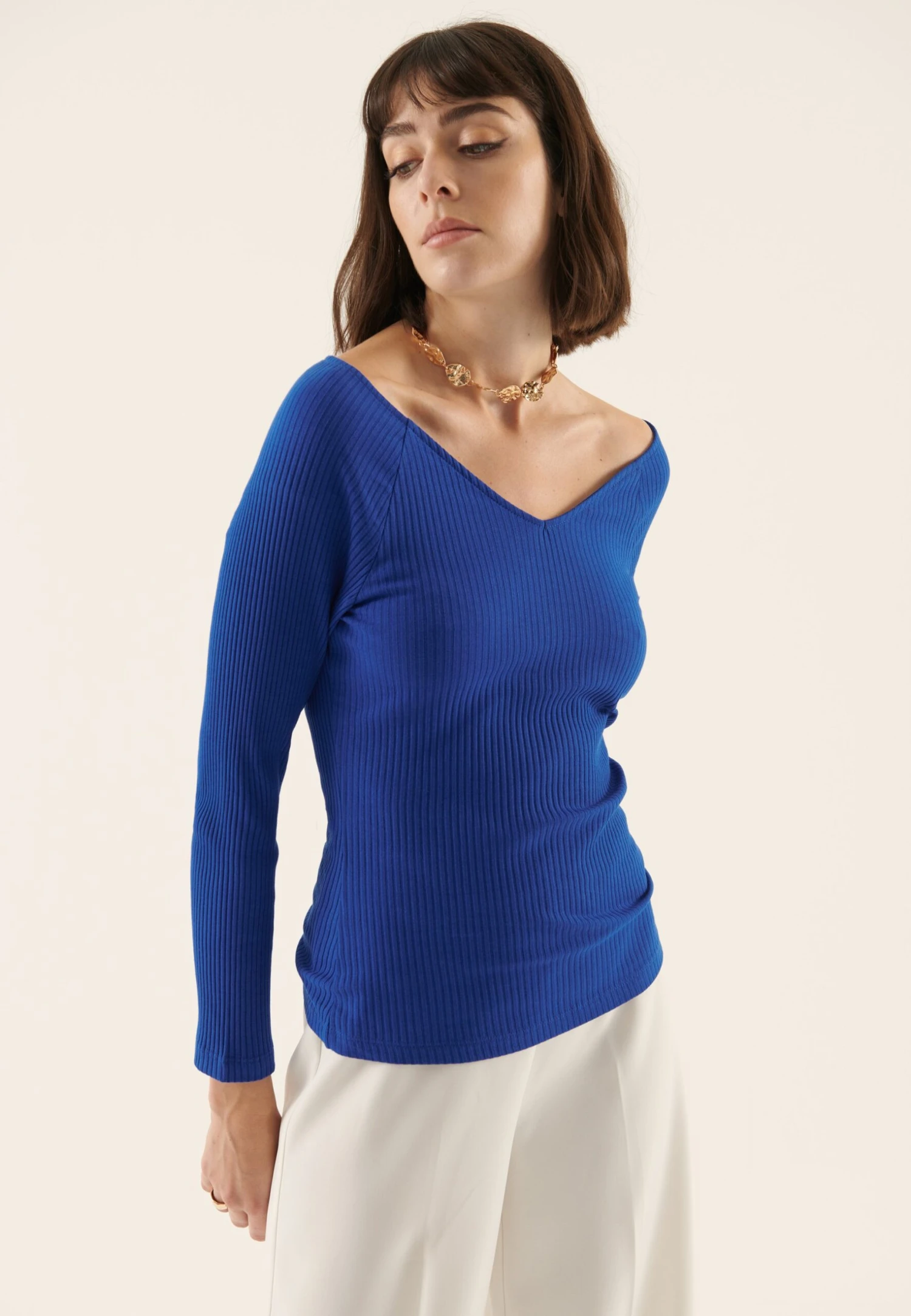 Anna Field 2-Pack - T-Shirt À Manches Longues - Blue/Mottled Grey 4 Anna Field 2-Pack - T-Shirt À Manches Longues - Blue/Mottled Grey – Image 4