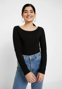 2Pack - T-Shirt À Manches Longues - Black/White -Anna Field Soldes Boutique 11143436d466448f8a1e0124a20678b6