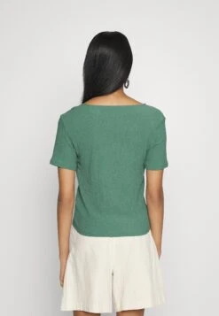 T-Shirt Basique - Dark Green -Anna Field Soldes Boutique 12b33886a654495a88cd033d578e0bce