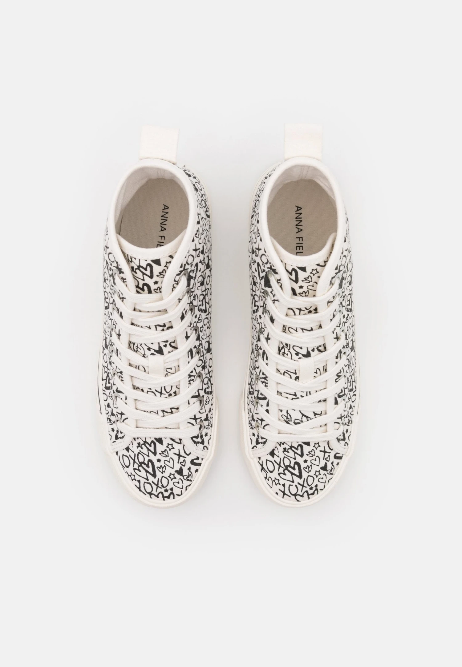 Anna Field Love - Baskets Montantes - Black/White 6 Anna Field Love - Baskets Montantes - Black/White – Image 6