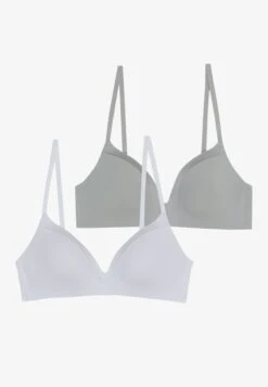 Anna Field 2 Pack - Soutien-Gorge Invisible - White/Grey -Anna Field Soldes Boutique 16c5969d2cbf435b905ecc453f1fe462