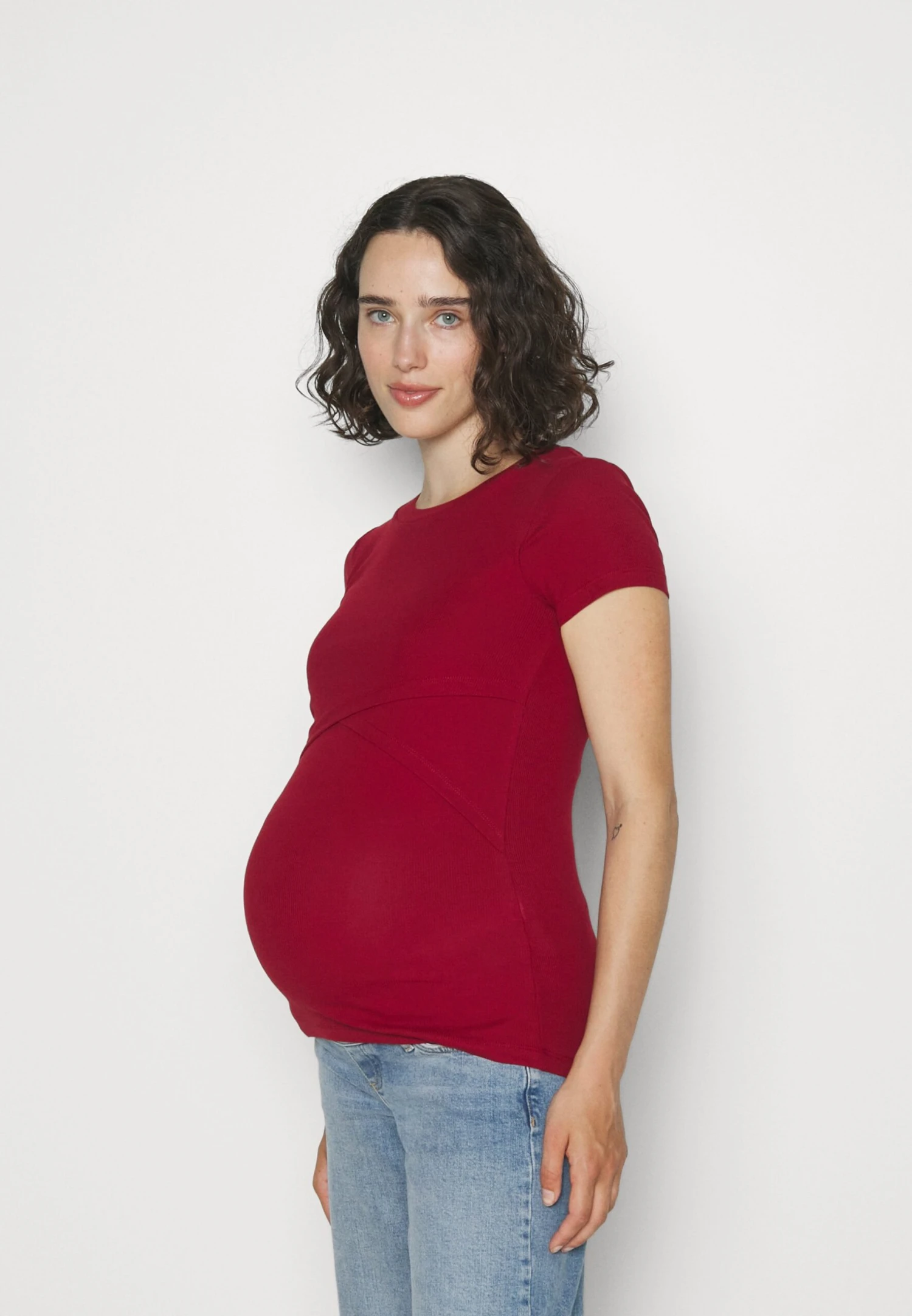 T-Shirt Basique - Dark Red 1 T-Shirt Basique - Dark Red