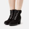 Winter Boot - Bottines À Plateau - Black