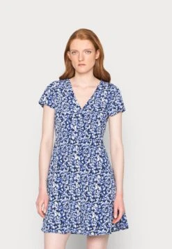 Anna Field Soldes Boutique 24 Anna Field Robe De Jour - Blue/White/Multi Coloured