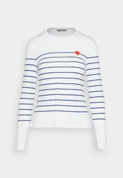 Anna Field T-Shirt À Manches Longues - White/Dark Blue 10 Anna Field T-Shirt À Manches Longues - White/Dark Blue -Anna Field Soldes Boutique 1f6f55fb90c34a999e0503b92b86ec71