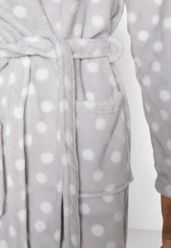 Anna Field Peignoir - Grey/White -Anna Field Soldes Boutique 26e216a1b8f4497bb17bb80d008af36c