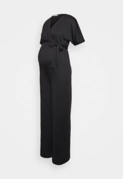 Short Sleeve Wrap Jumpsuit - Combinaison - Black -Anna Field Soldes Boutique 286fe87934f24d35b2bce0374302b708