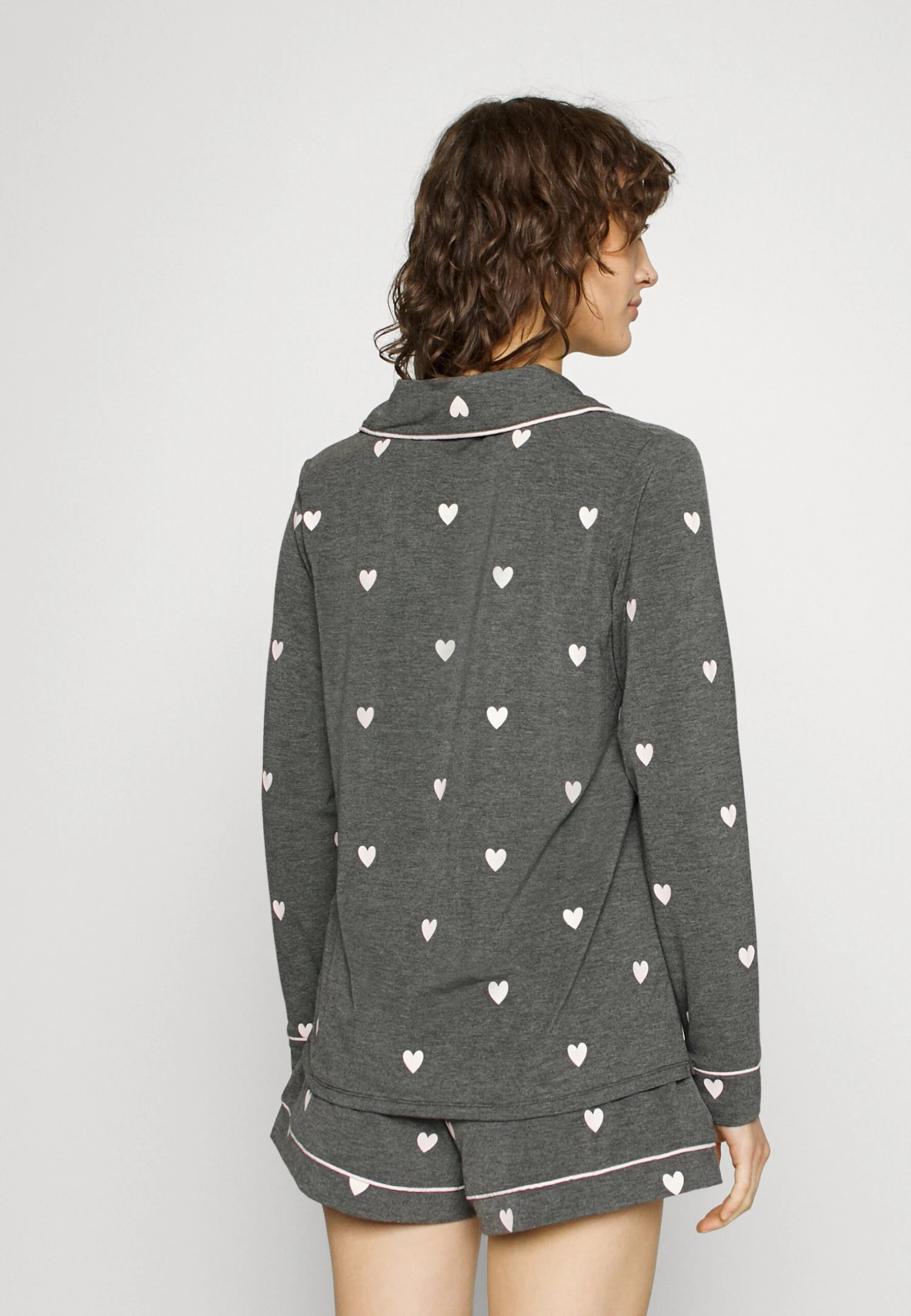 Anna Field Pyjama - Dark Grey/Pink 4 Anna Field Pyjama - Dark Grey/Pink – Image 4