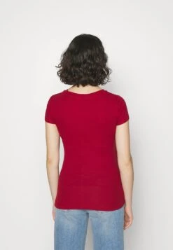 T-Shirt Basique - Dark Red 8 T-Shirt Basique - Dark Red -Anna Field Soldes Boutique 2cabb89677204ed88e367c81eb425e45