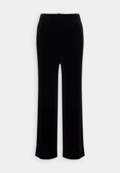 Anna Field Velvet Wide Leg Trousers - Pantalon Classique - Black -Anna Field Soldes Boutique 3918c441a20844558a77bfbac5fdb8f9