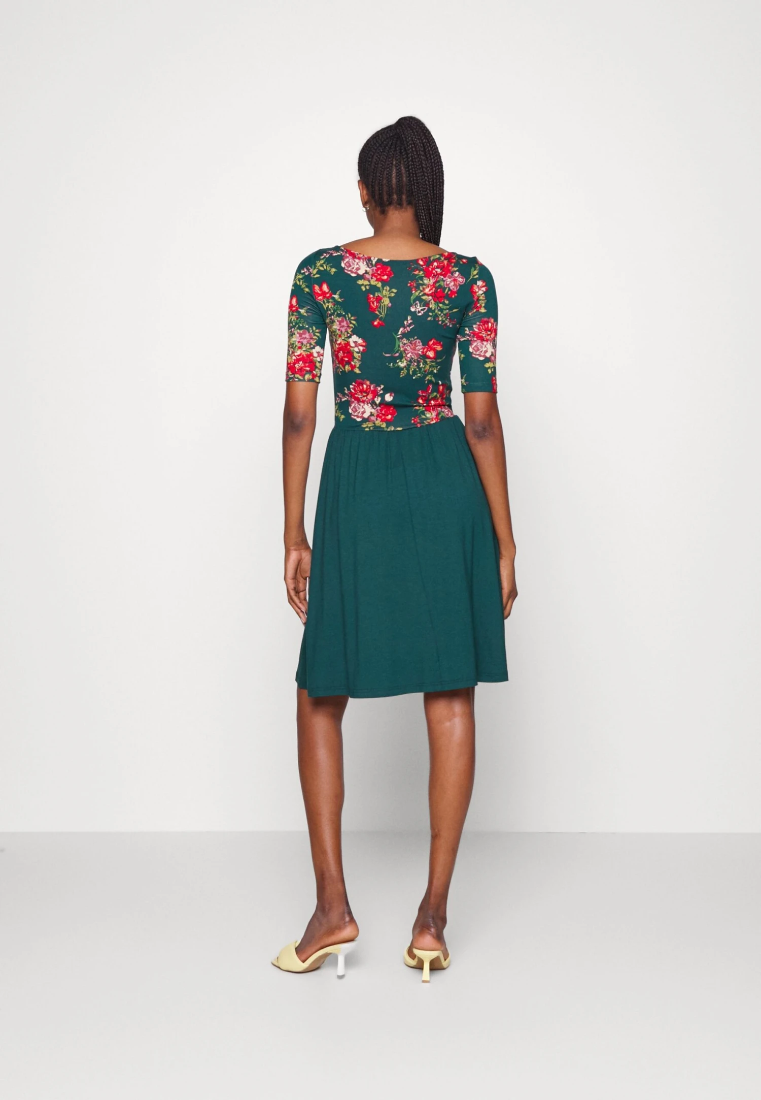 Anna Field Robe En Jersey - Multi-Coloured/Green 3 Anna Field Robe En Jersey - Multi-Coloured/Green – Image 3