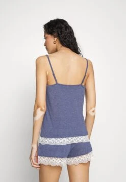 Anna Field Sarah Short Pj Set - Pyjama - Blue -Anna Field Soldes Boutique 3b0e517db5a74916b8118e4cb59b30a9