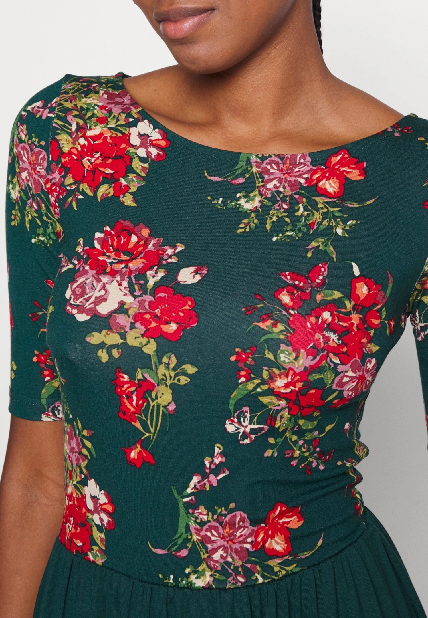 Anna Field Robe En Jersey - Multi-Coloured/Green 5 Anna Field Robe En Jersey - Multi-Coloured/Green – Image 5