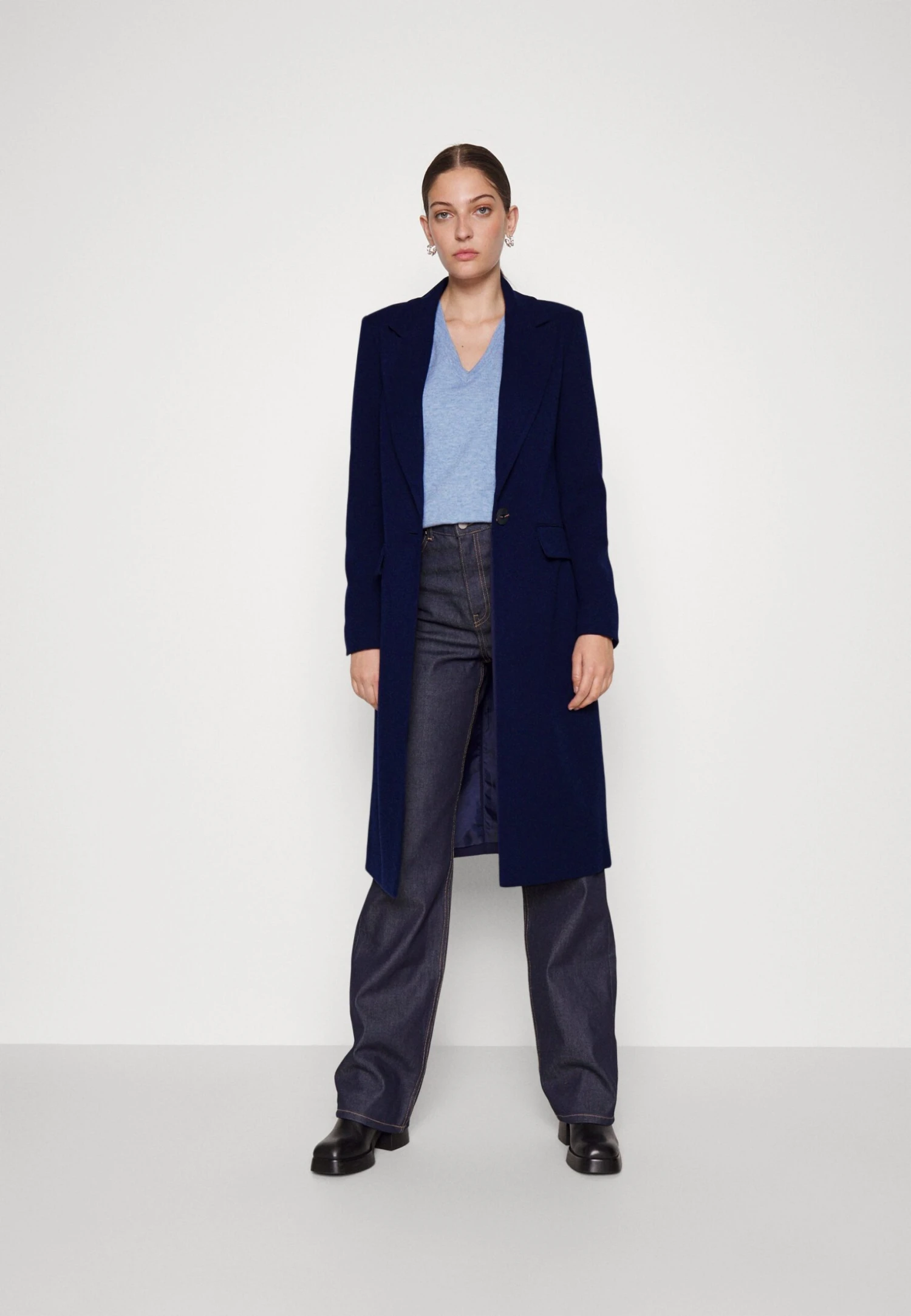 Manteau Classique - Dark Blue 2 Manteau Classique - Dark Blue – Image 2