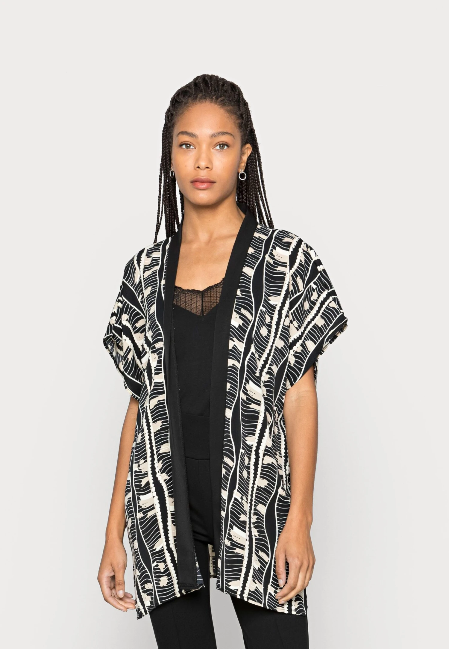 Anna Field Summercape - Tunique - Black 1 Anna Field Summercape - Tunique - Black