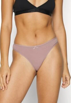 Anna Field Georgina 7Pp Thong Cotton - String - Black/Pink -Anna Field Soldes Boutique 4b32aad786514479923d25cd5c95ab9a