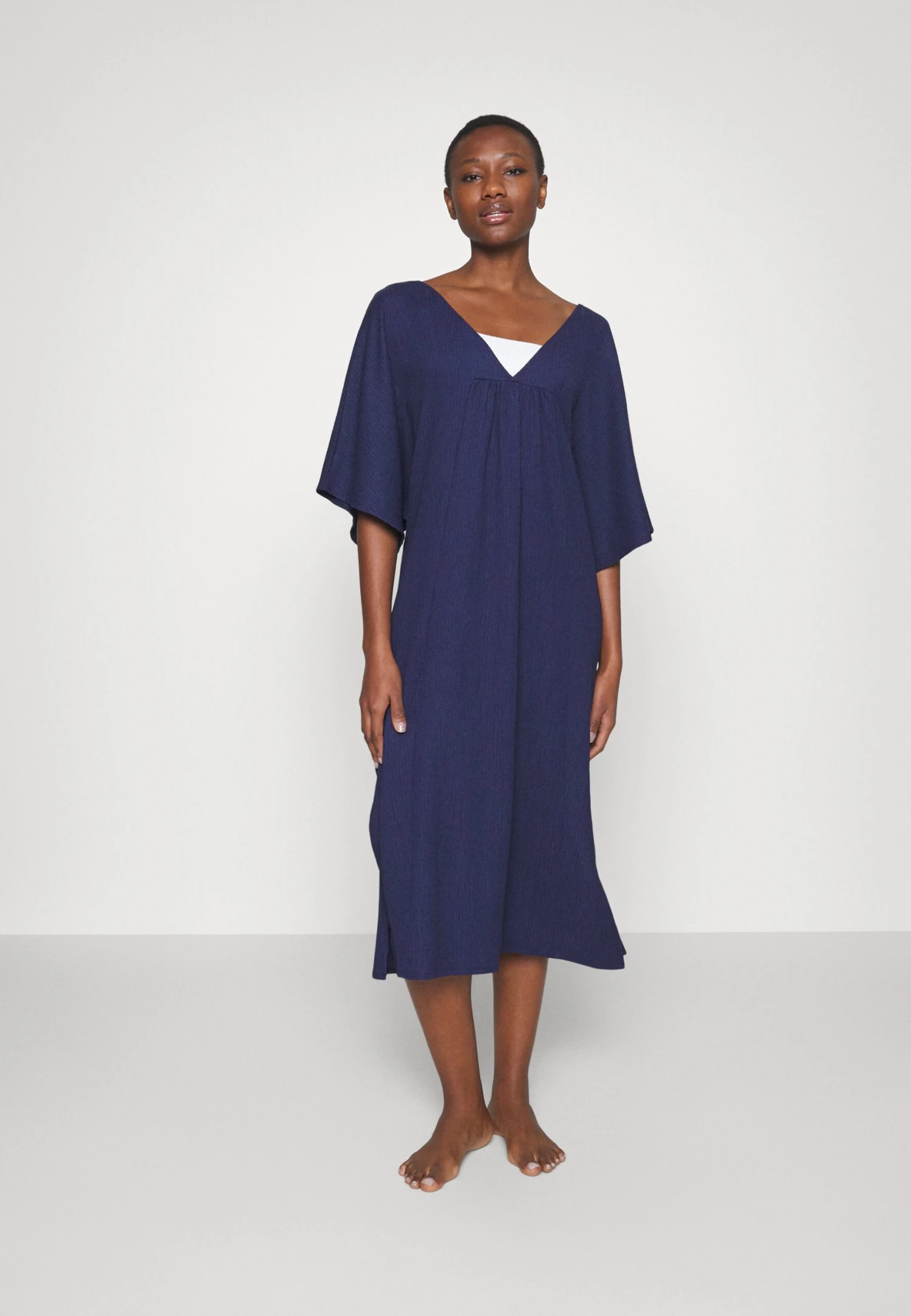 Anna Field V Front Beach Dress - Robe Longue - Blue 1 Anna Field V Front Beach Dress - Robe Longue - Blue