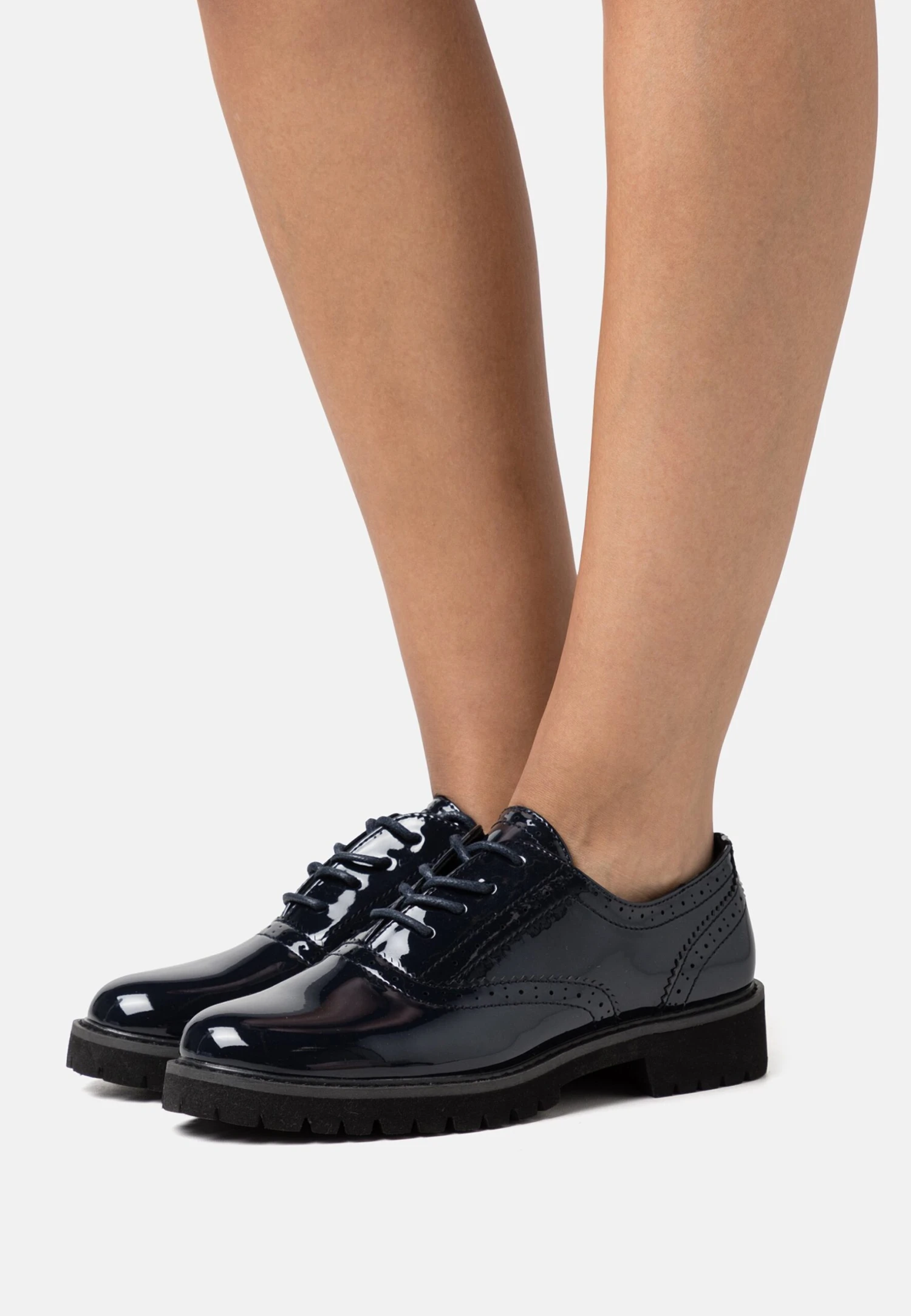 Anna Field Derbies - Dark Blue 1 Anna Field Derbies - Dark Blue