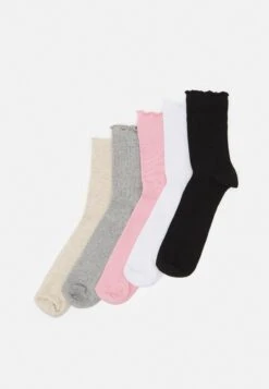 Anna Field 5 Pack - Chaussettes - Black/White/Grey