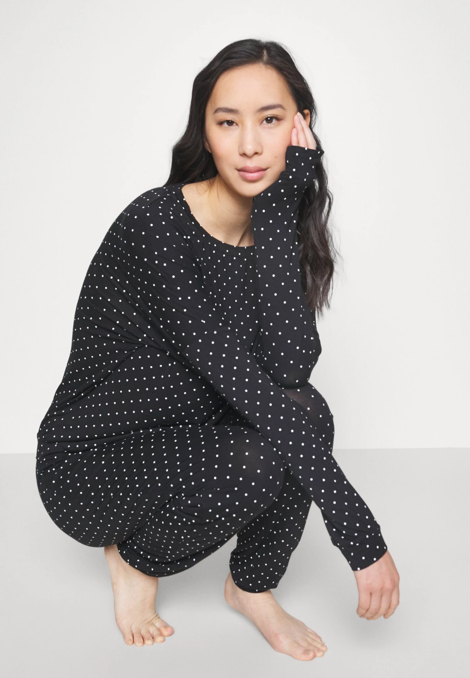 Anna Field Pyjama - Black/White 4 Anna Field Pyjama - Black/White – Image 4