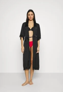 Anna Field Peignoir - Black