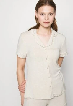 Anna Field Button Through Pj Set - Pyjama - Beige -Anna Field Soldes Boutique 6011447bf3a244329ca8a4fa7de63828