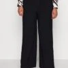 Wide Leg Pant - Pantalon Classique - Black