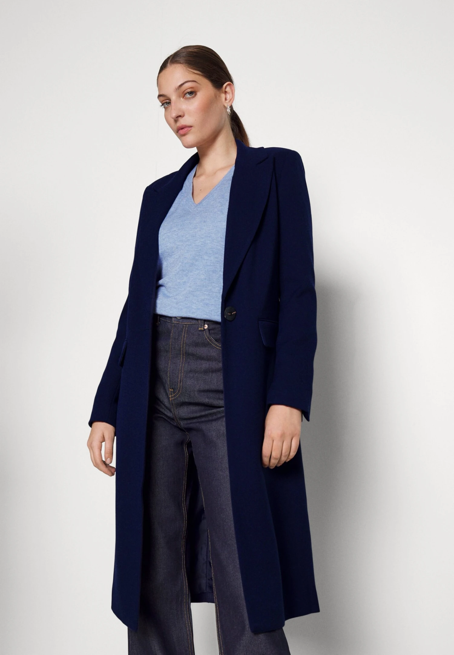 Manteau Classique - Dark Blue 4 Manteau Classique - Dark Blue – Image 4