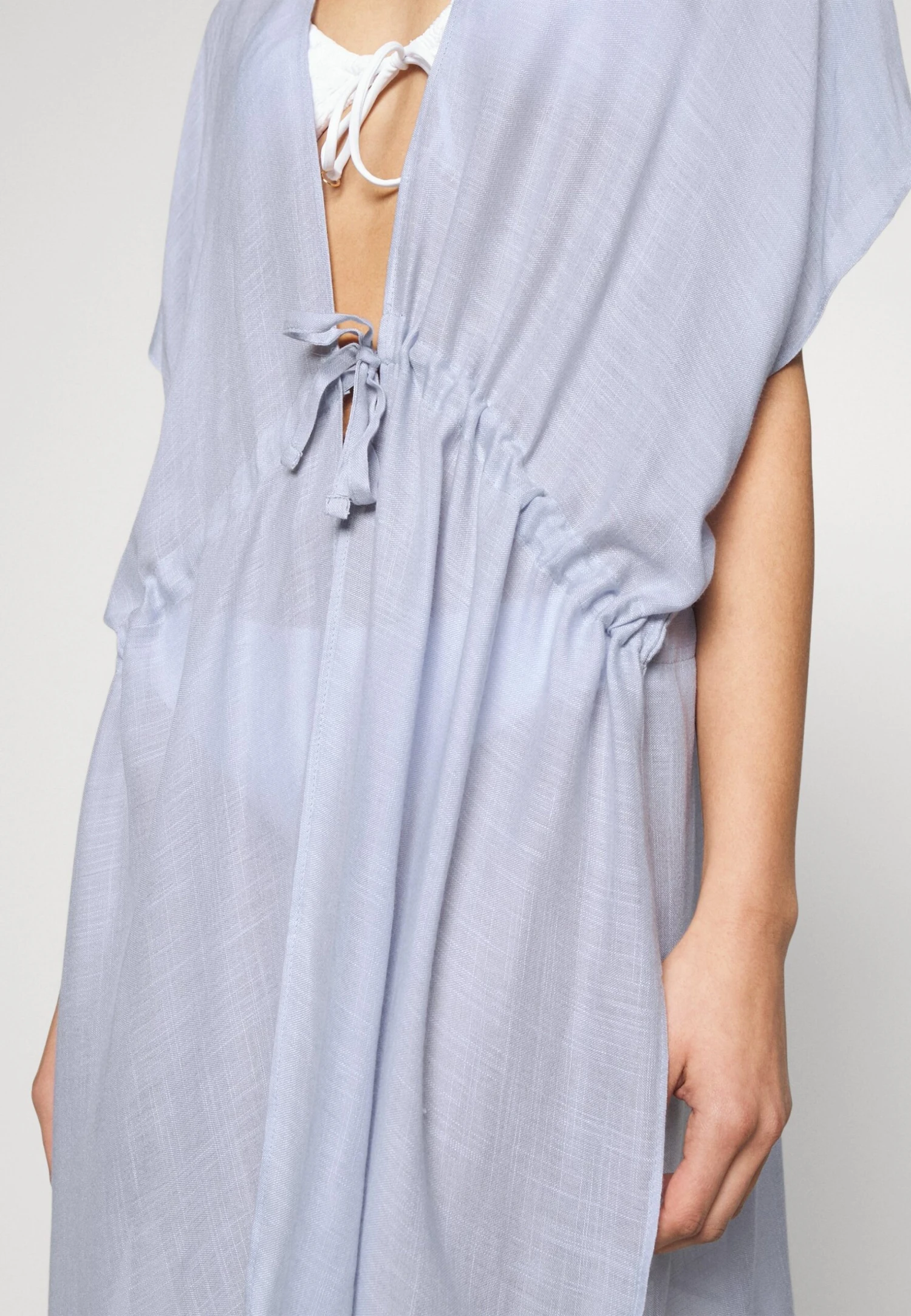 Anna Field Printed Short Kimono / 606 - Khaki_003 - Off-White - Accessoire De Plage - 502 - Blue 5 Anna Field Printed Short Kimono / 606 - Khaki_003 - Off-White - Accessoire De Plage - 502 - Blue – Image 5