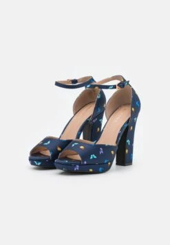 Anna Field Sandales À Plateforme - Dark Blue -Anna Field Soldes Boutique 66213a05e8bc4245b610d9614ae4f643