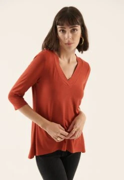 Anna Field 2 Pack - T-Shirt À Manches Longues - Red/Black -Anna Field Soldes Boutique 664d3c58289846a3b73c9e7fa2fae99f