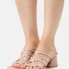 Anna Field Leather - Mules À Talons - Light Pink