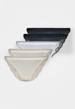 Anna Field 5 Pack - Slip - White/Dark Blue/Nude -Anna Field Soldes Boutique 6e25791cff2049c5bdd17cd6b88d628f