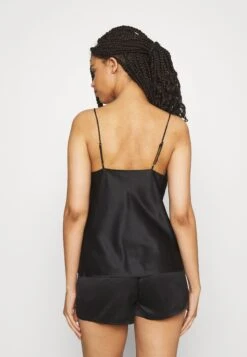 Anna Field Simple Satin Short Set - Pyjama - Black -Anna Field Soldes Boutique 722ca56a9ee2439f909f606ecf6a7ffe