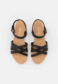 Leather - Sandales - Black -Anna Field Soldes Boutique 7492d8ea524d48bb9bc2c8195e31bc9e
