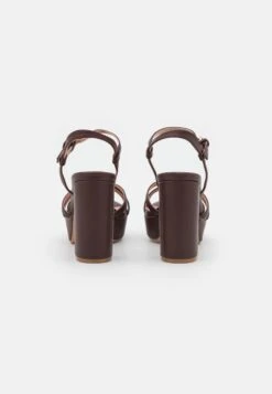 Anna Field Sandales À Plateforme - Dark Brown -Anna Field Soldes Boutique 78fb4a983d5d4ba392299bb4e4d55c7e