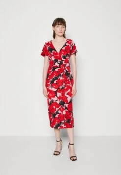 Anna Field Robe De Jour - Red/Pink -Anna Field Soldes Boutique 795a38912a014ca0bb699470b616f237