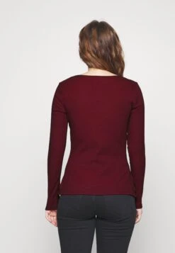 T-Shirt À Manches Longues - Dark Red -Anna Field Soldes Boutique 798c45d6e9e74c4f9ddb0a83014317fb