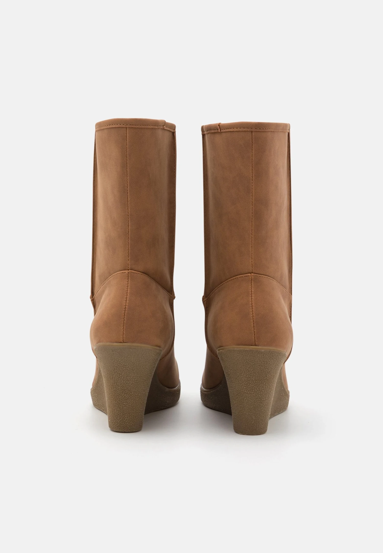 Anna Field Winter Boot - Bottines Compensées - Cognac 4 Anna Field Winter Boot - Bottines Compensées - Cognac – Image 4