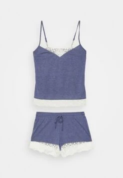 Anna Field Sarah Short Pj Set - Pyjama - Blue -Anna Field Soldes Boutique 7de828dbac73492da1b8dc8ae569b443