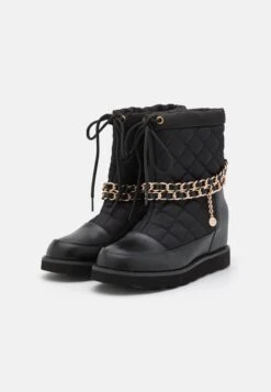 Anna Field Winter Boot - Bottines Compensées - Black -Anna Field Soldes Boutique 7ff623f25111497fa44335462263a7df