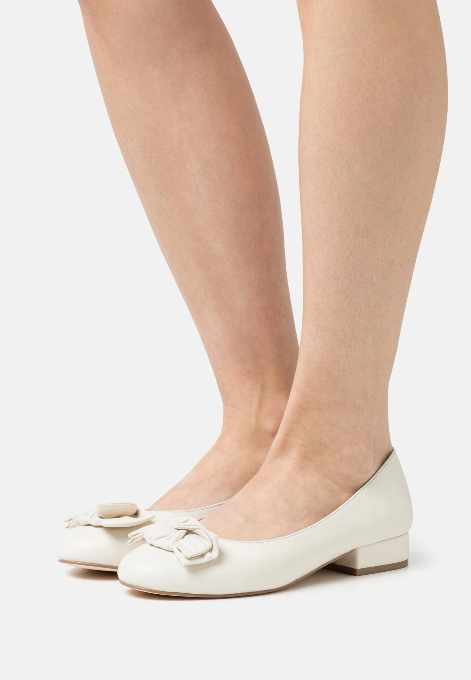 Leather Wide Fit - Ballerines - White 1 Leather Wide Fit - Ballerines - White